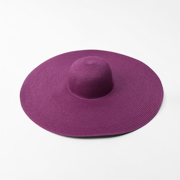 NWT zara large brim picture hat main image 5